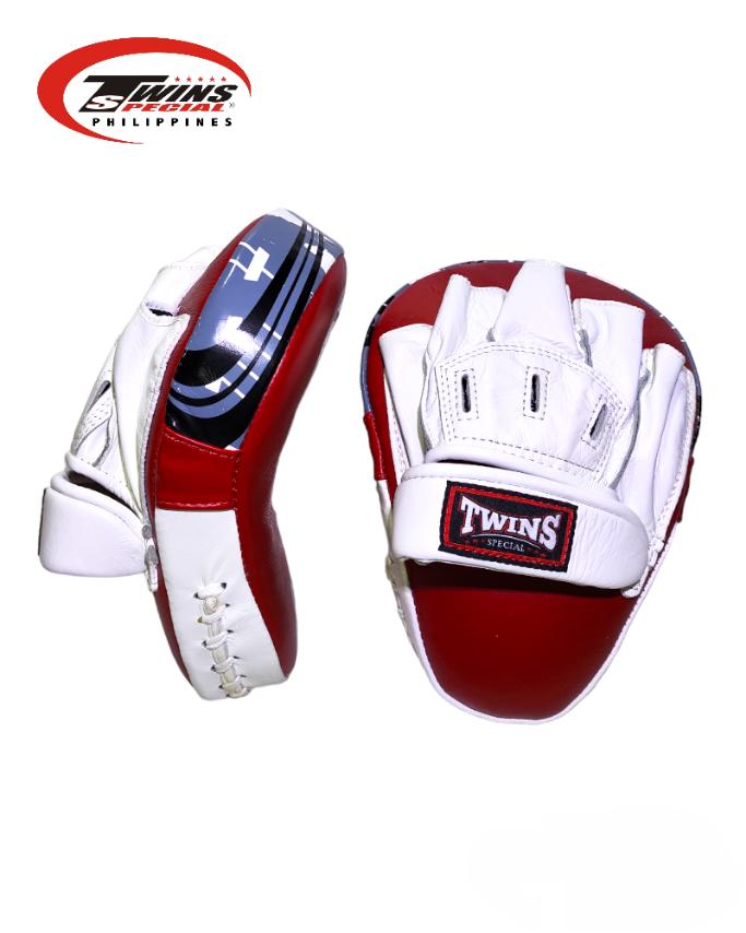 TWINS SPECIAL FPML10 Genuine Leather Curved Punching Mitts Fighting Spirit