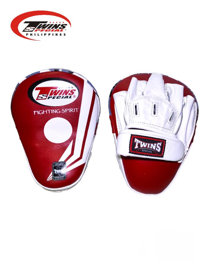 TWINS SPECIAL FPML10 Genuine Leather Curved Punching Mitts Fighting Spirit