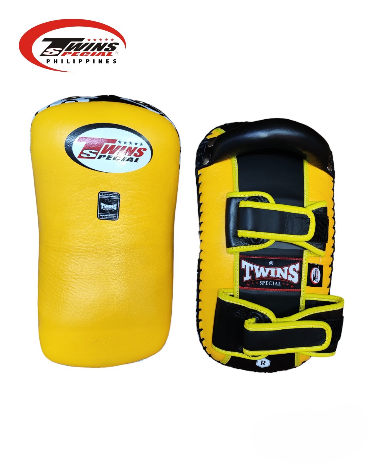 Twins Special Curved Thai Pads: KPL-10 Genuine Leather