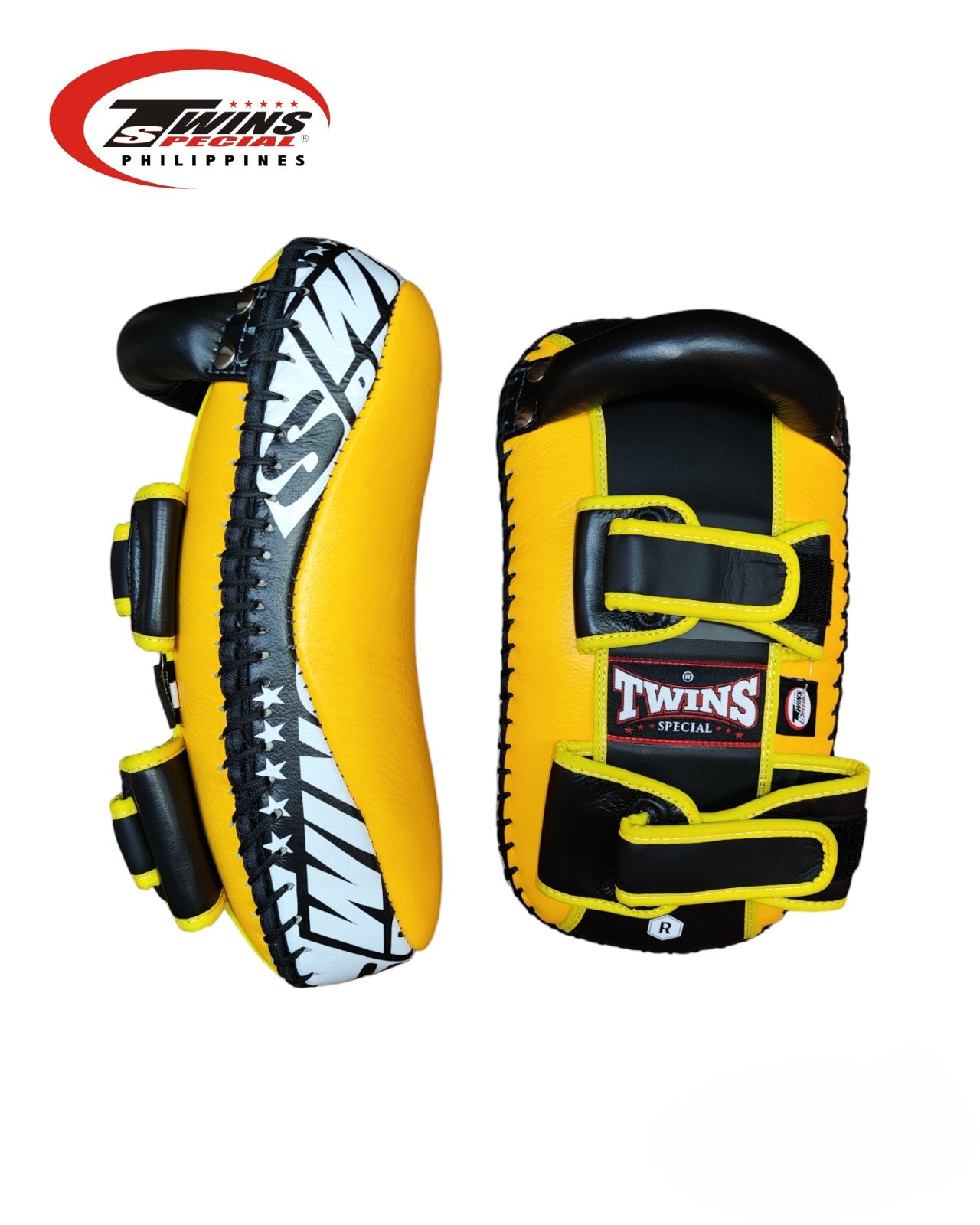 Twins Special Curved Thai Pads: KPL-10 Genuine Leather