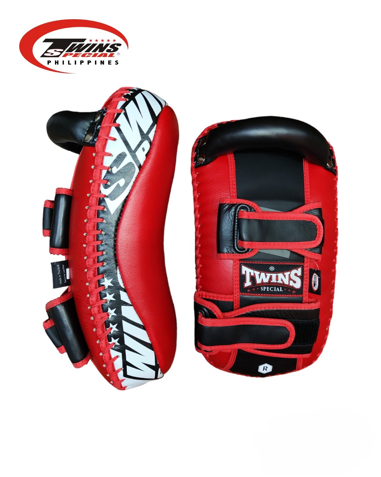 Twins Special Curved Thai Pads: KPL-10 Genuine Leather