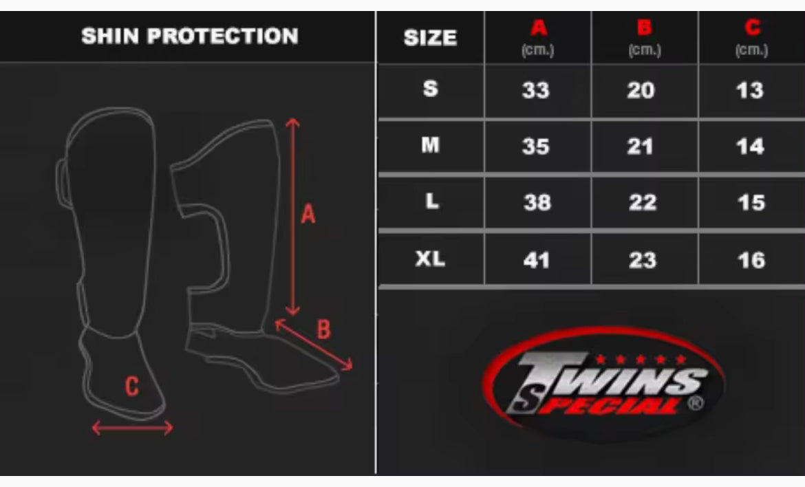 TWINS SPECIAL Double Padded SGS10 Shinguard - Gray