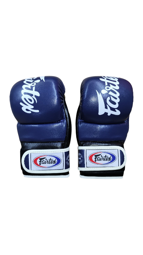 FAIRTEX FGV18 Super Sparring Grappling Gloves (Navy Blue/Black)