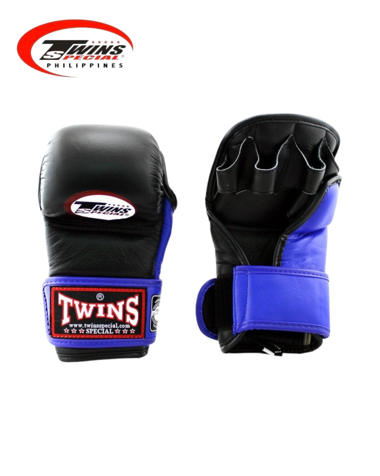 TWINS SPECIAL GGL1 MMA Sparring Gloves - Black/Blue
