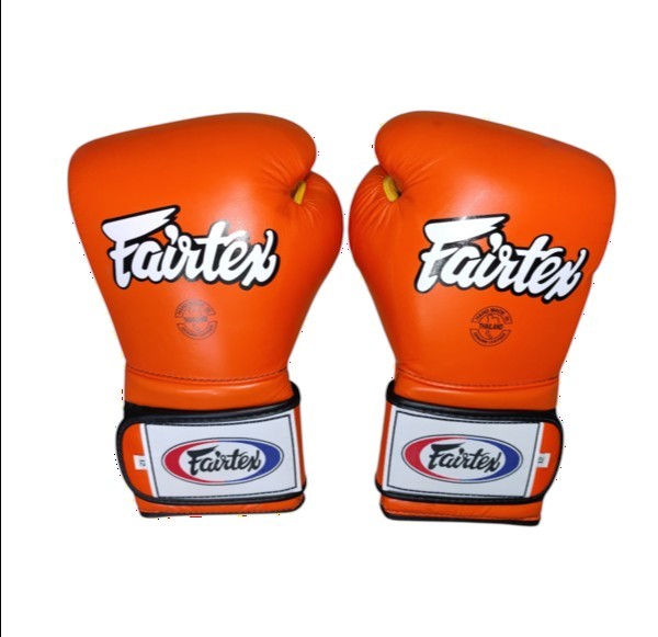 FAIRTEX BGV9 Boxing Gloves [Orange/Yellow/Black Piping