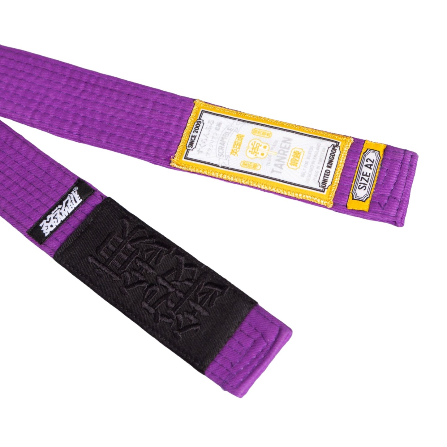 SCRAMBLE TANREN V4 BJJ BELT – PURPLE