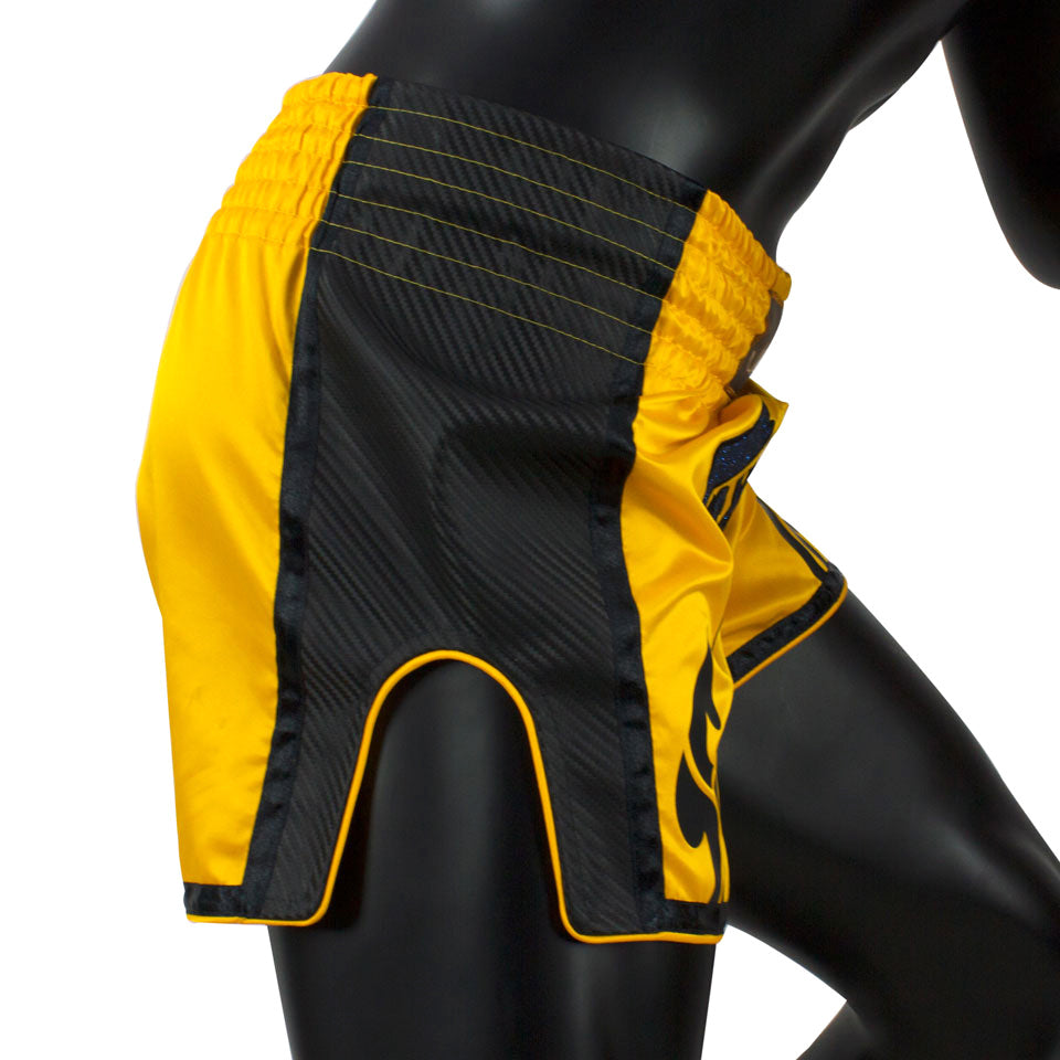 FAIRTEX BS1701 Slim Cut Muay Thai Shorts Yellow