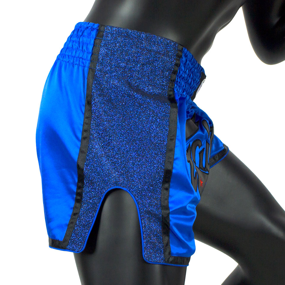 FAIRTEX BS1702 Slim Cut Muay Thai Shorts Royal Blue