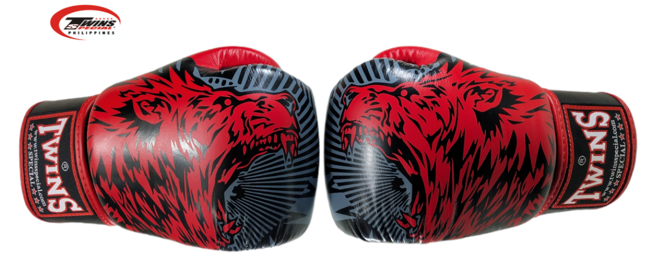 Twins Special Fancy Boxing Gloves Red Wolf