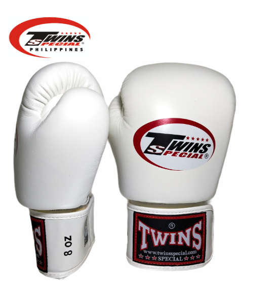 Twins boxing hotsell gloves white