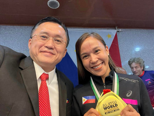 Philippine Senate Honors BJJ World Champion Kim Custodio.