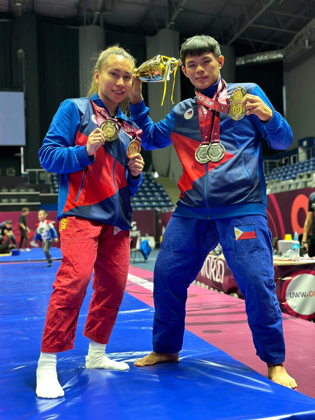 Philippine Grapplers won 4 golds in UWG Asian Championships in Kazakhstan
