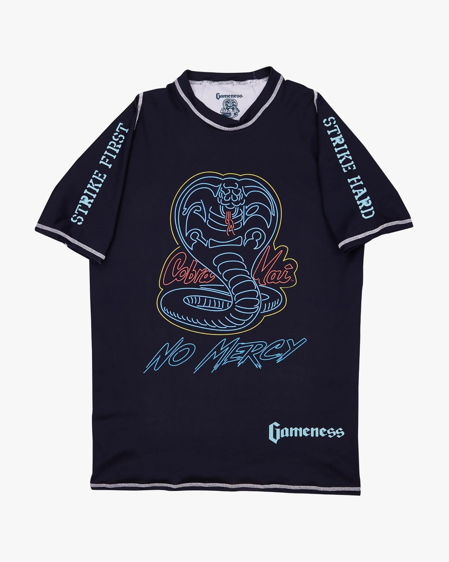 GAMENESS No Mercy Short Sleeve "KIDS" Rash Guard -BLACK