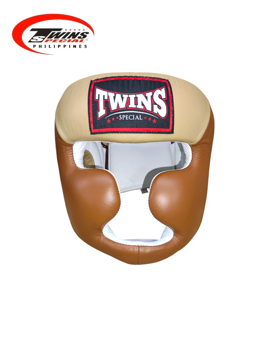 TWINS SPECIAL HGL6 Boxing Headgear Two Tone [Brown/Latte]