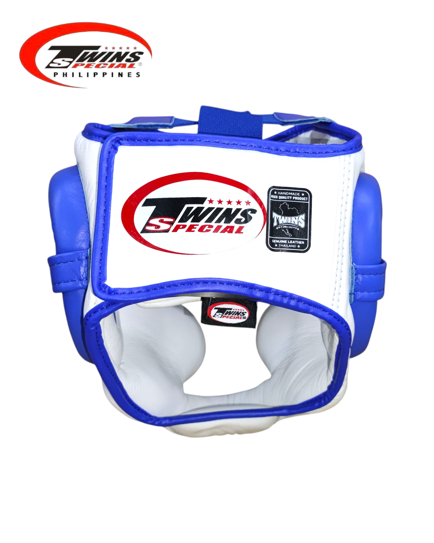 TWINS SPECIAL HGL6 Boxing Headgear Two Tone [White/Blue]