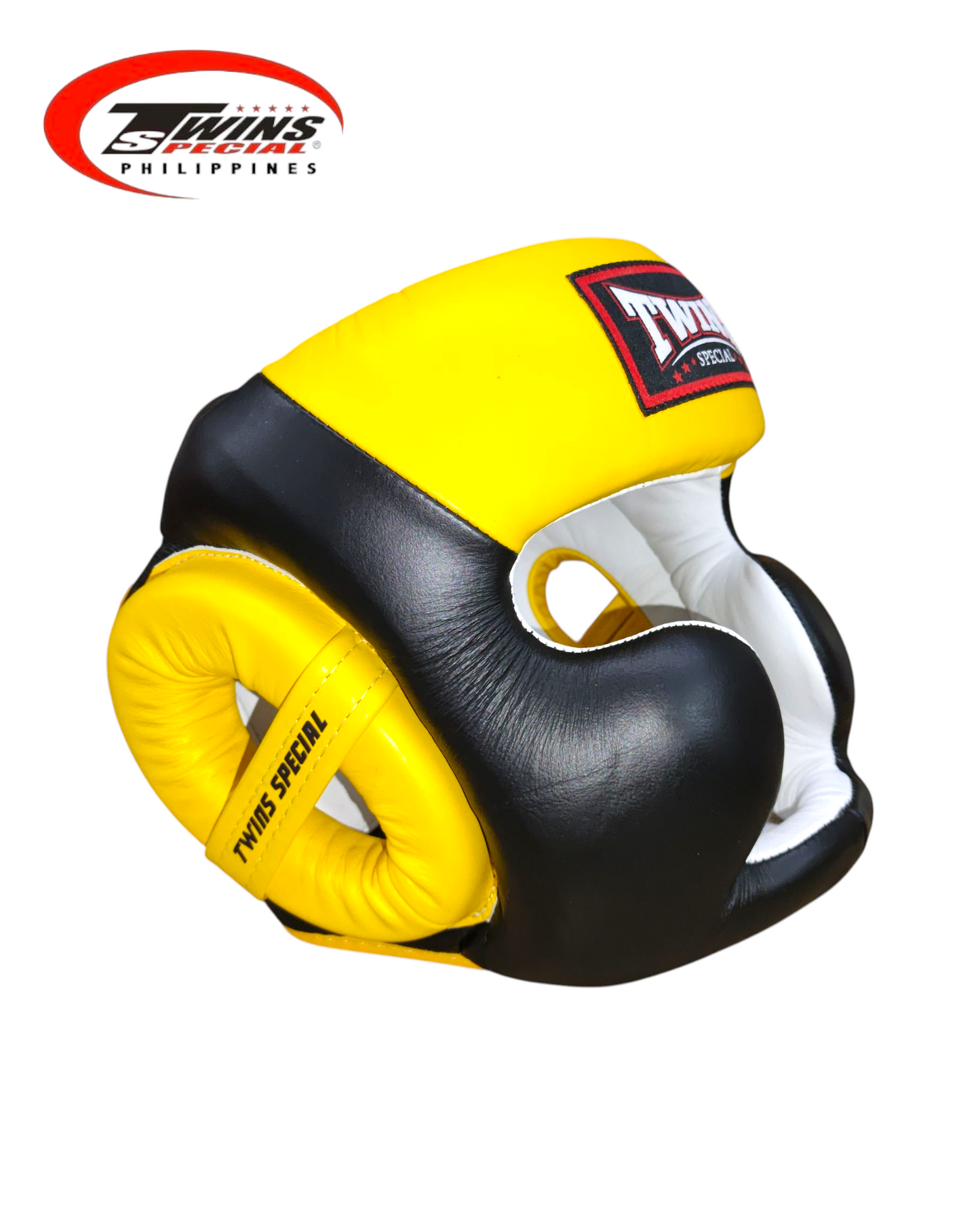 TWINS SPECIAL HGL6 Boxing Headgear Two Tone [Black/Yellow]