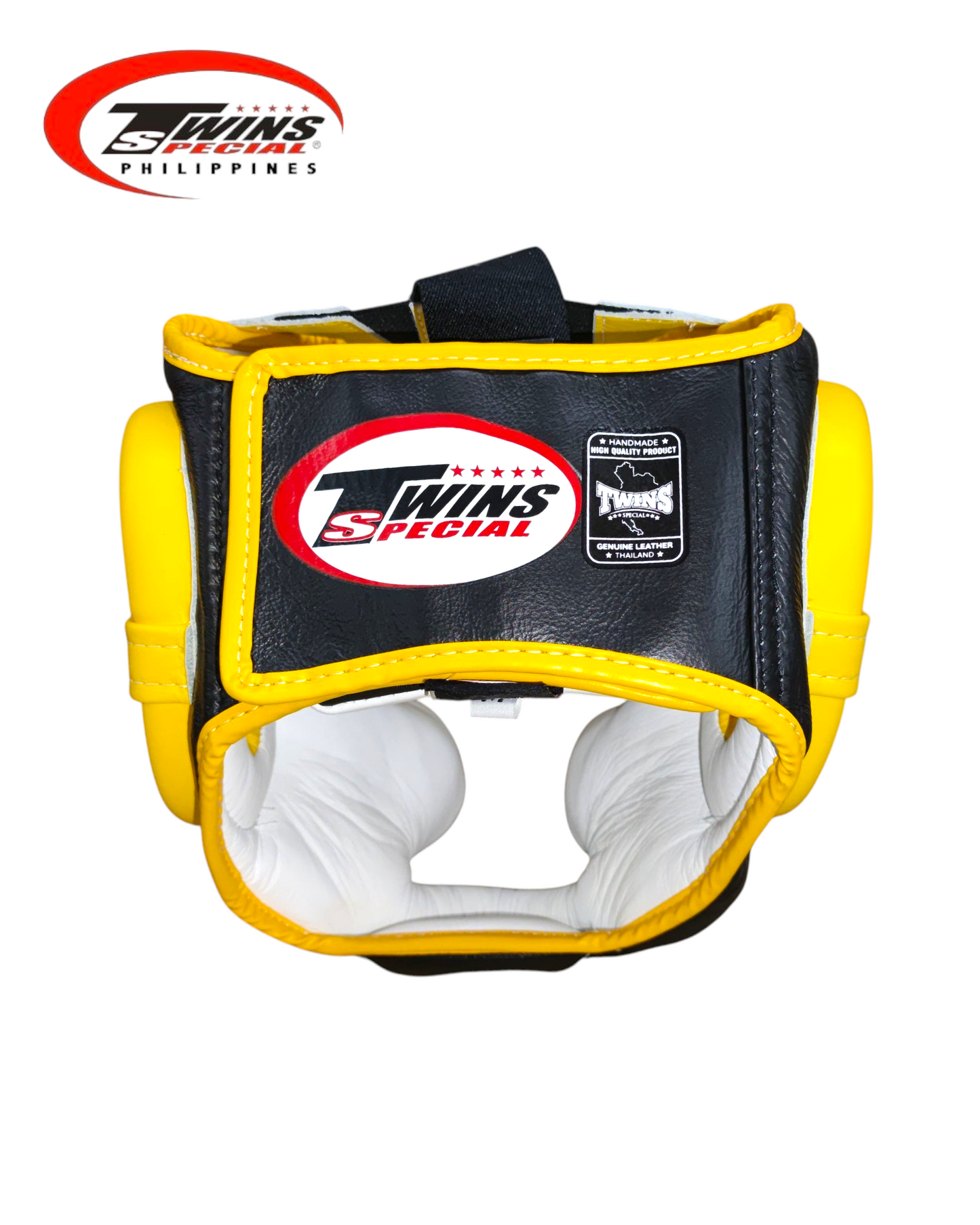 TWINS SPECIAL HGL6 Boxing Headgear Two Tone [Black/Yellow]