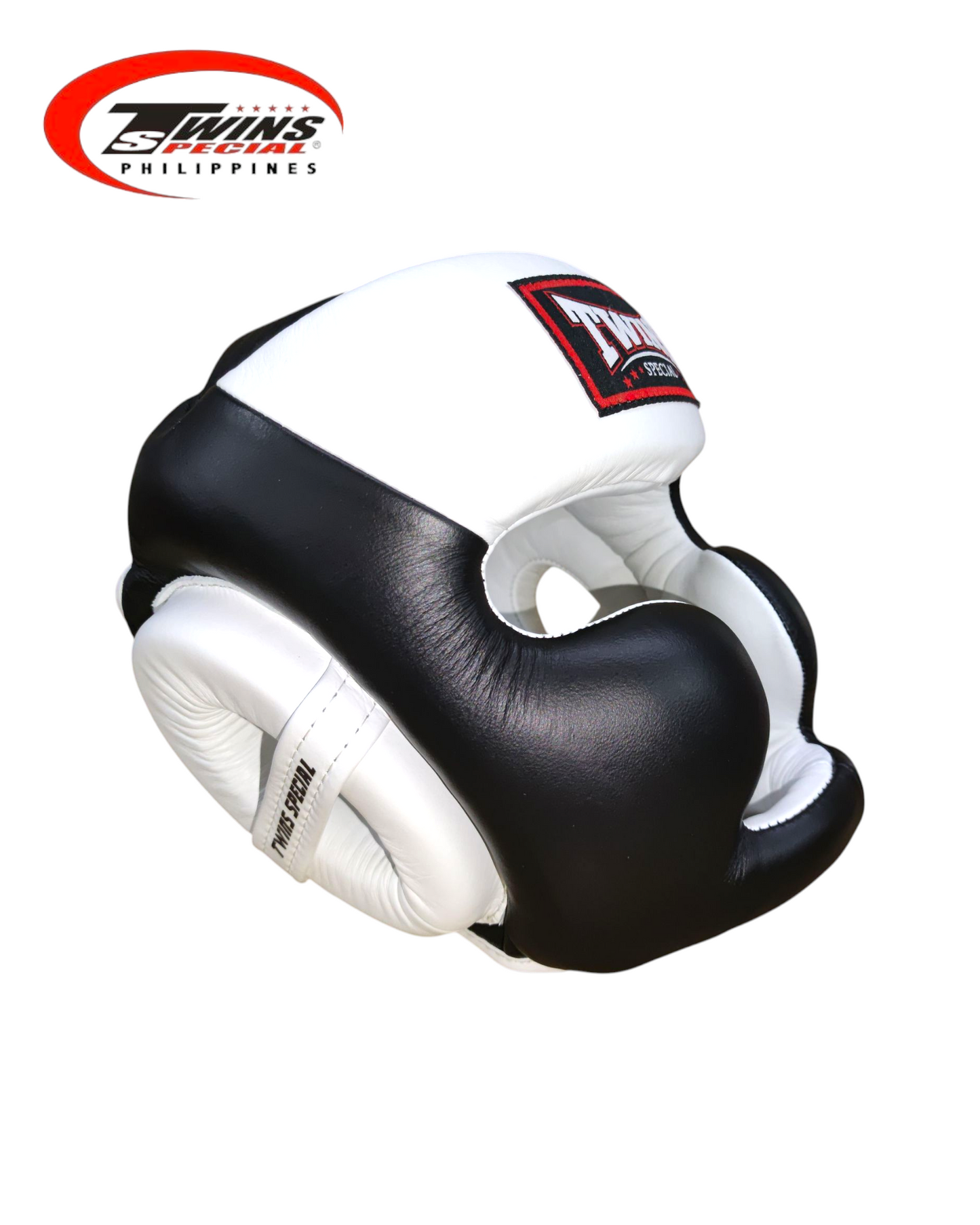 TWINS SPECIAL HGL6 Boxing Headgear Two Tone [Black/White]