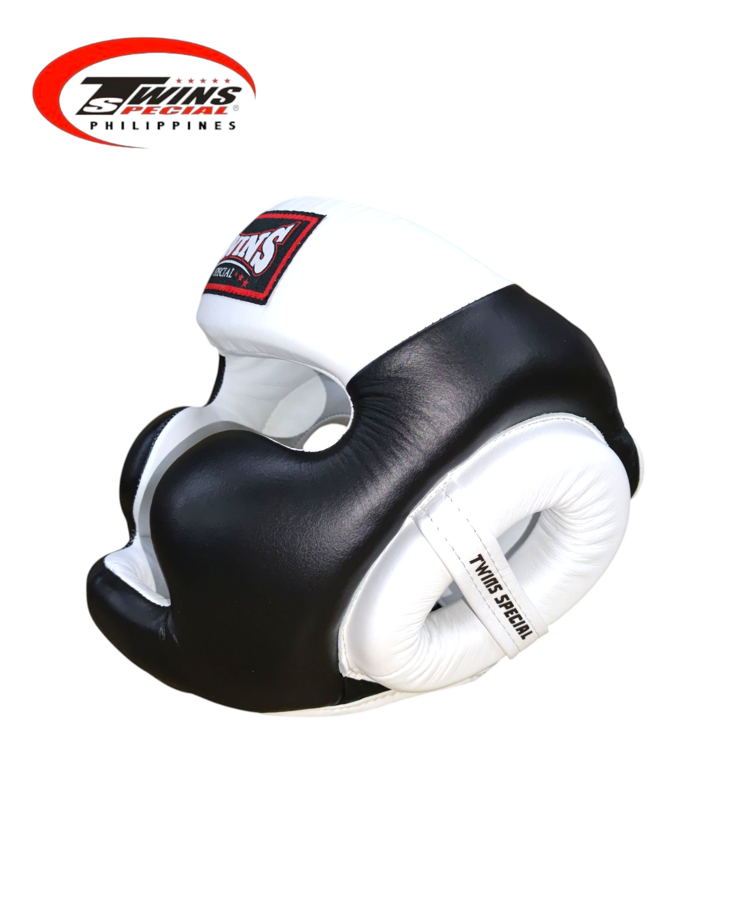 TWINS SPECIAL HGL6 Boxing Headgear Two Tone [Black/White]