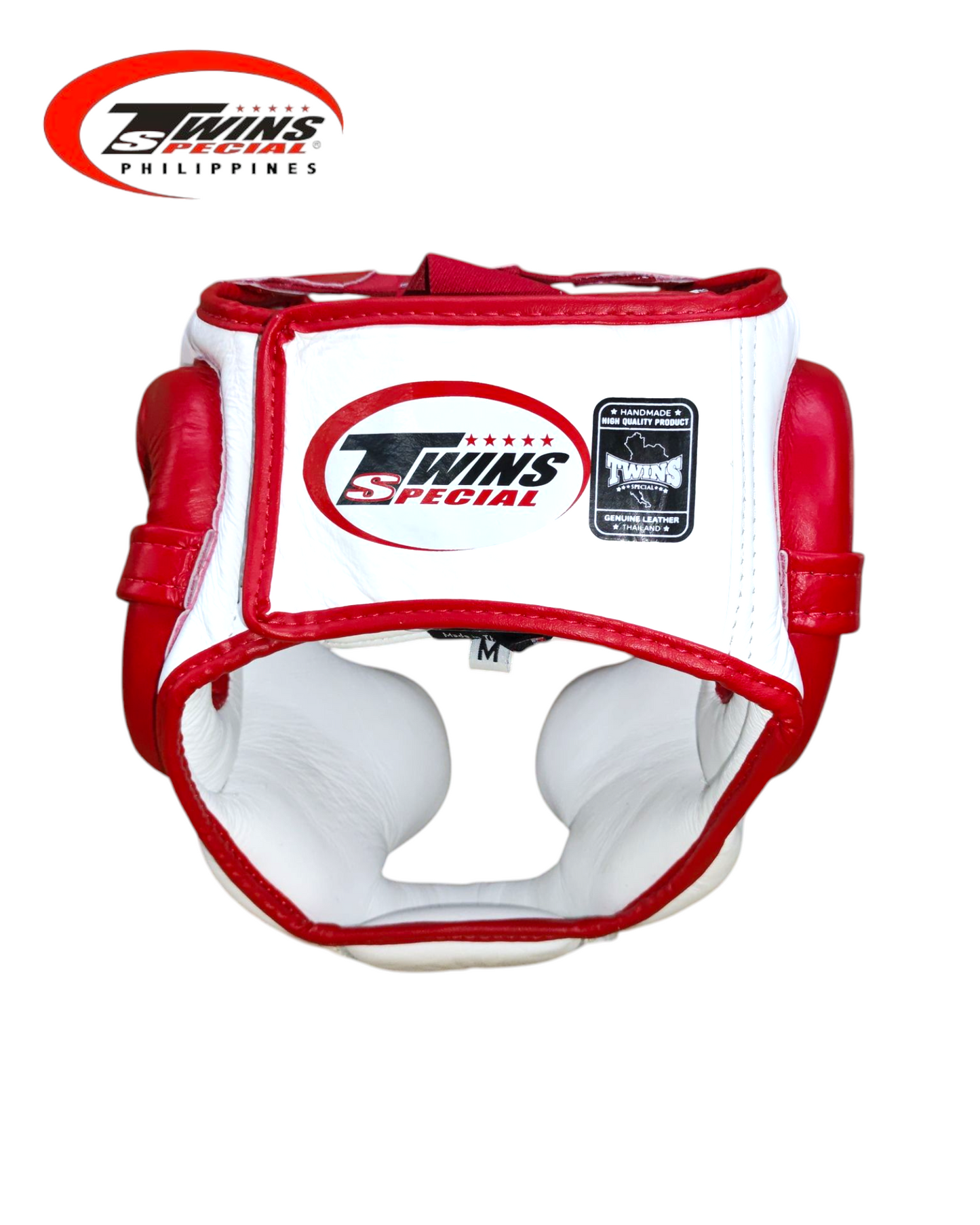 TWINS SPECIAL HGL6 Boxing Headgear Two Tone [White/Red]