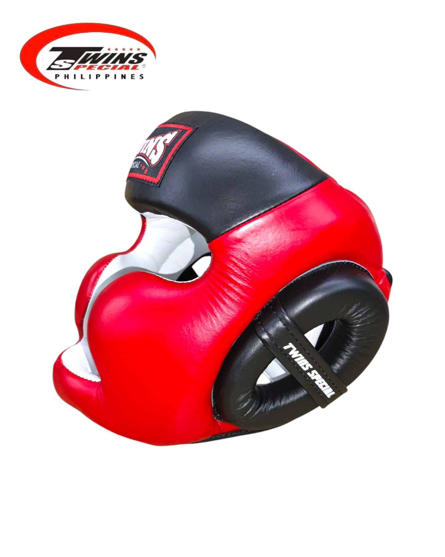 TWINS SPECIAL HGL6 Boxing Headgear Two Tone [Red/Black]