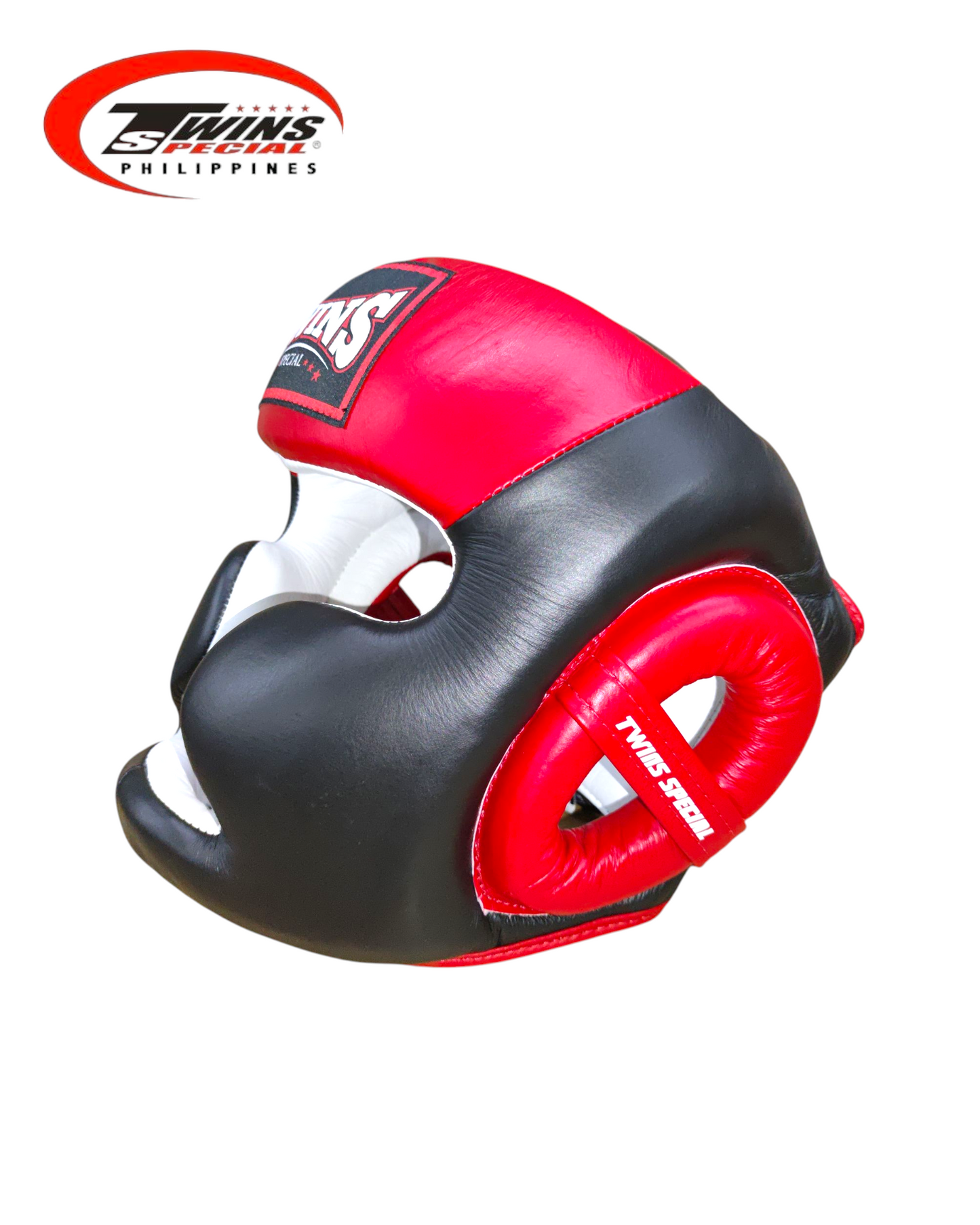 TWINS SPECIAL HGL6 Boxing Headgear Two Tone [Black/Red]