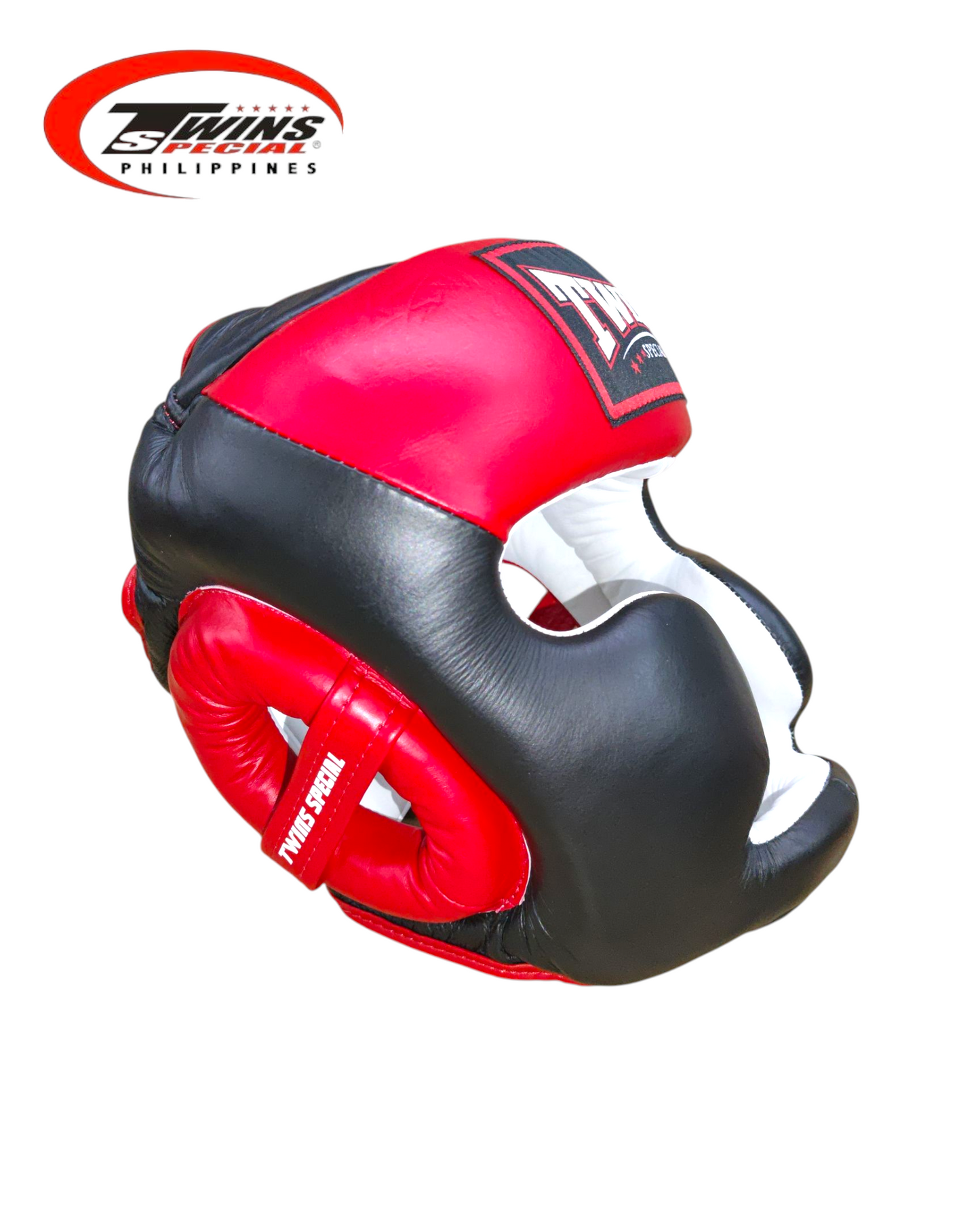 TWINS SPECIAL HGL6 Boxing Headgear Two Tone [Black/Red]