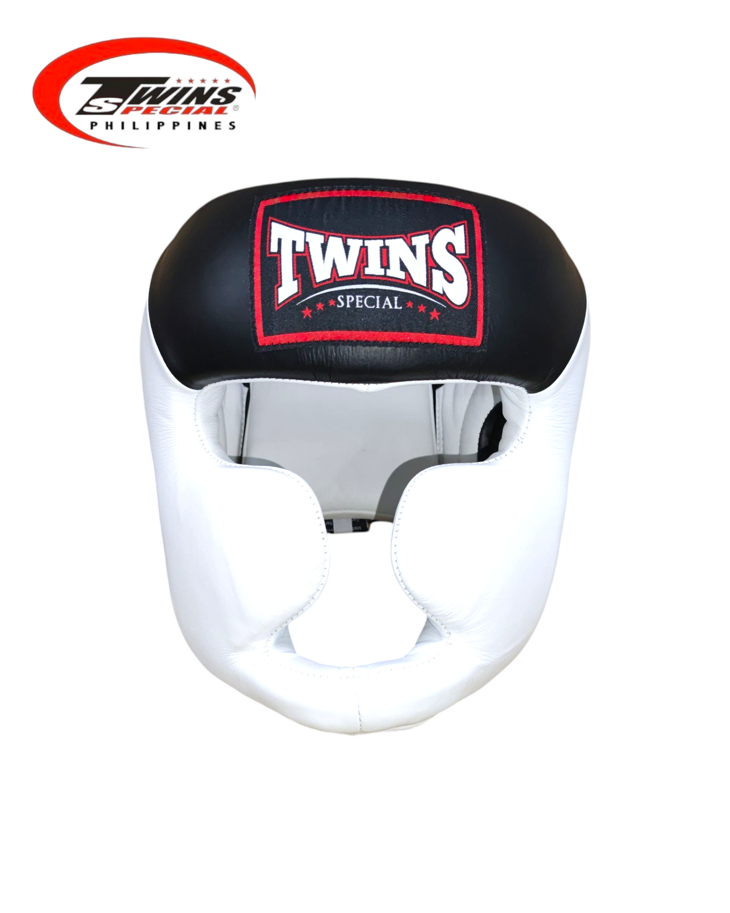 TWINS SPECIAL HGL6 Boxing Headgear Two Tone [White/Black]