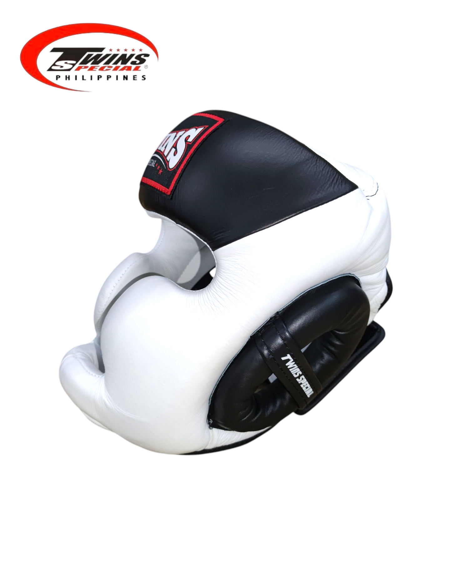 TWINS SPECIAL HGL6 Boxing Headgear Two Tone [White/Black]