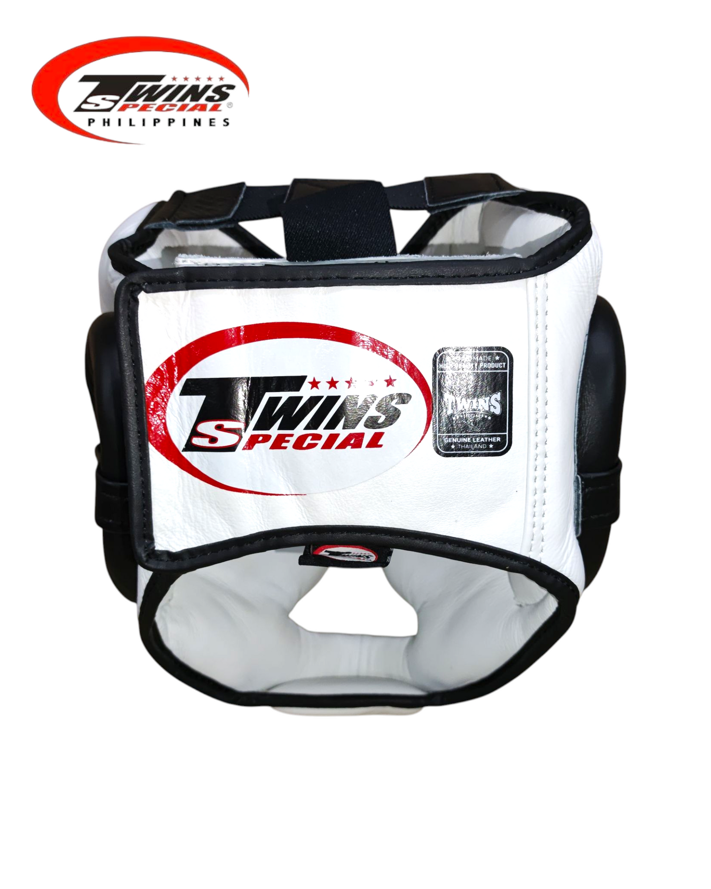 TWINS SPECIAL HGL6 Boxing Headgear Two Tone [White/Black]