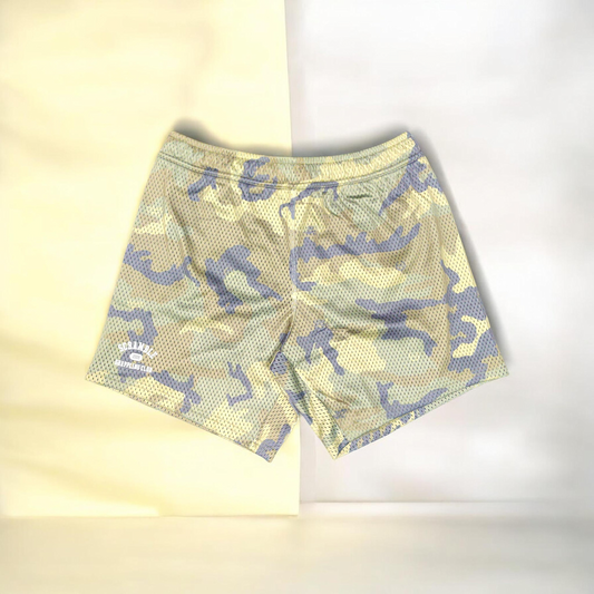 SCRAMBLE Mesh Hybrid Grappling short(Woodland Camo)