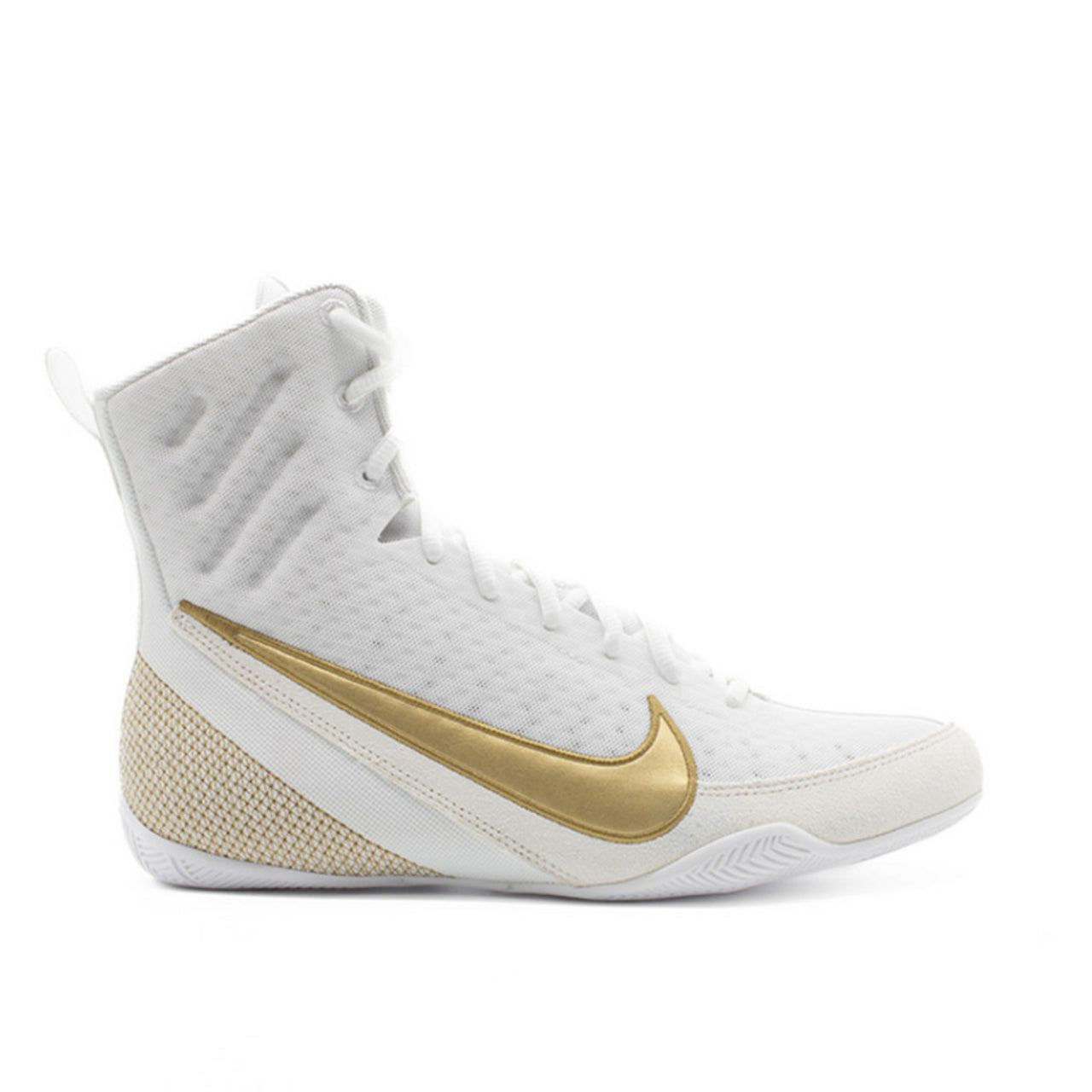 NIKE MACHOMAI 3 Boxing Shoes (White/Gold