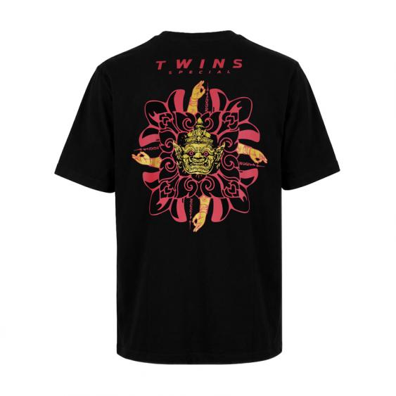 Twins Special Muaythai T-SHIRTS-08 BLACK