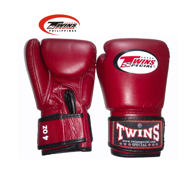 Twins Special High Quality Synthetic Leather KIDS Boxing Gloves [Maroon]