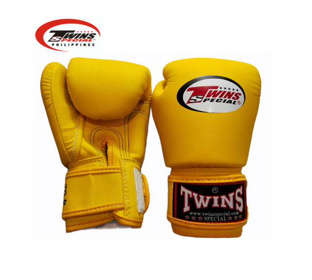Twins Special High Quality Synthetic Leather KIDS Boxing Gloves [Yellow]