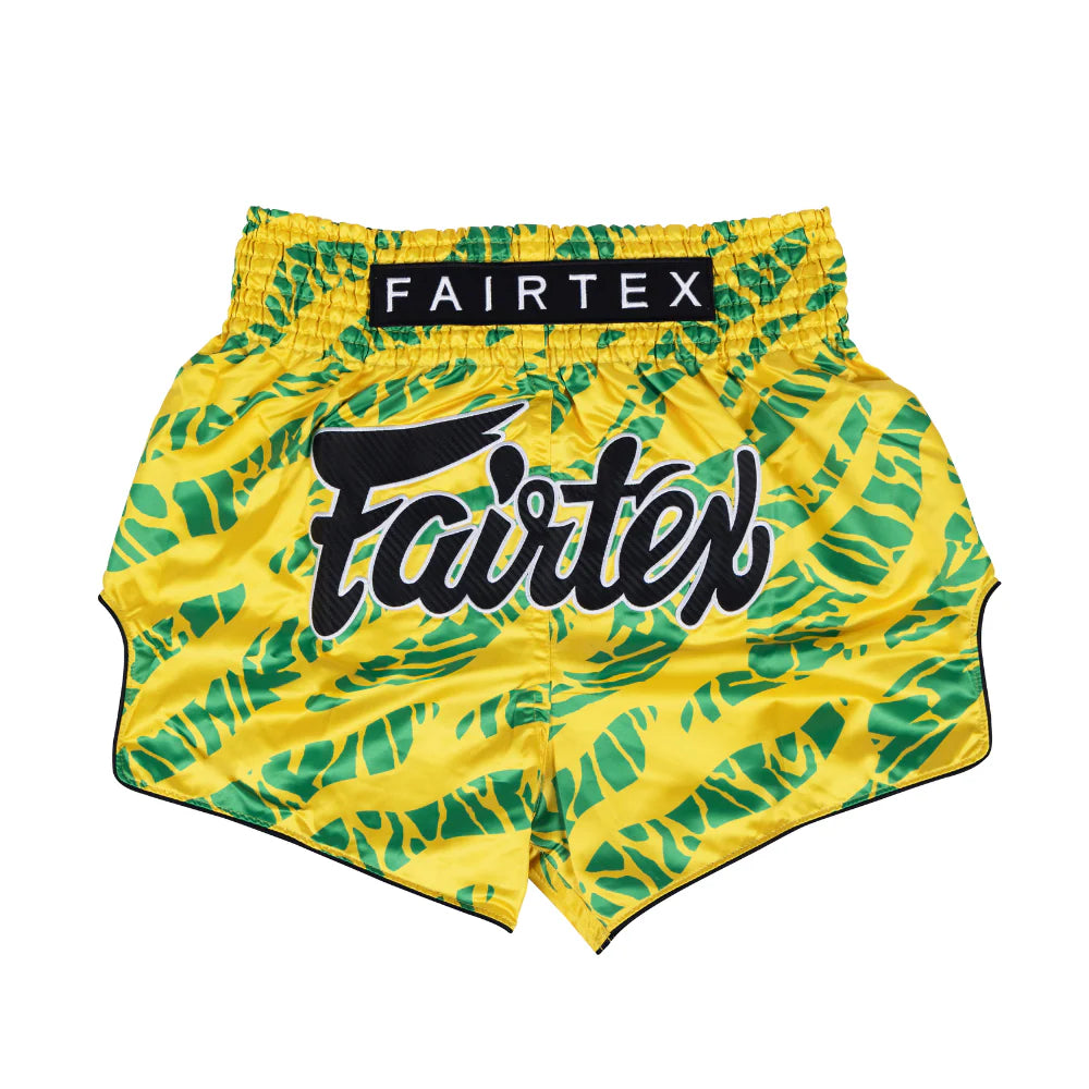 Fairtex Muay Thai Shorts - BS1959 Yellow/Green