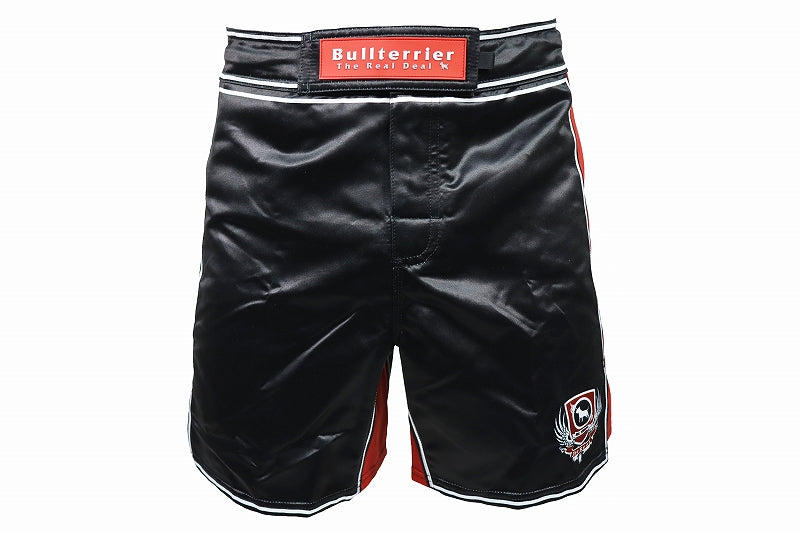 BULL TERRIER Fight Shorts RANK Black/Red
