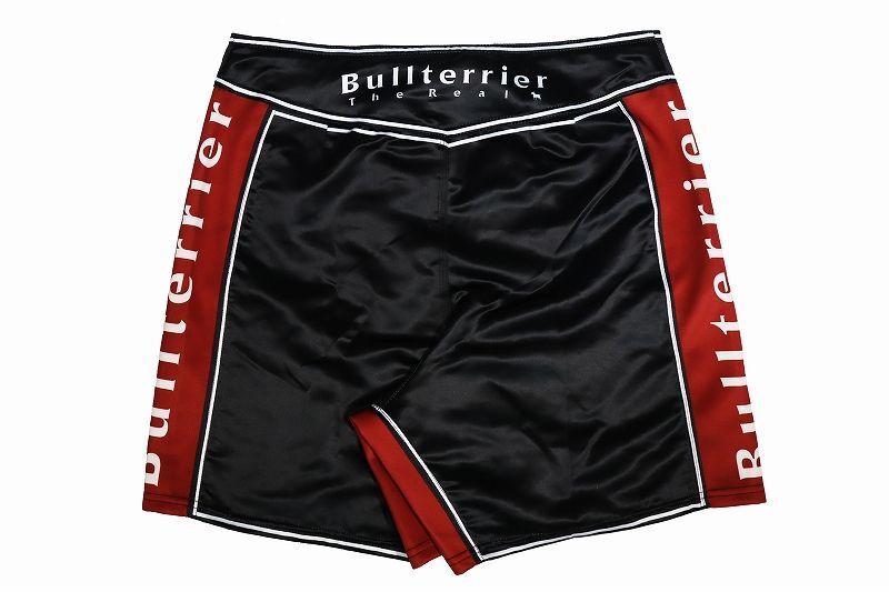 BULL TERRIER Fight Shorts RANK Black/Red