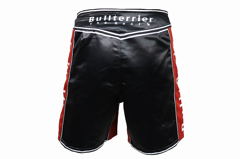 BULL TERRIER Fight Shorts RANK Black/Red