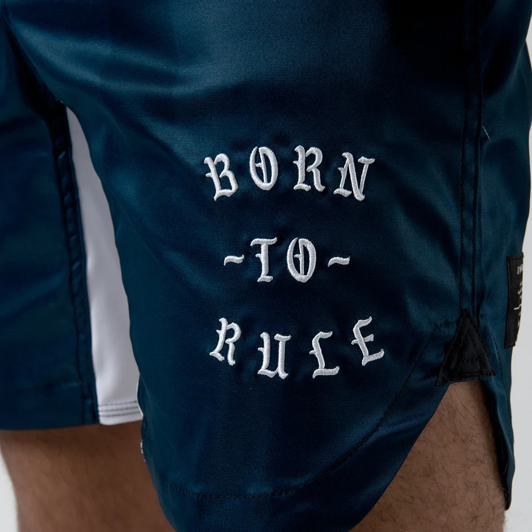 KINGZ Born To Rule Shorts- BLUE