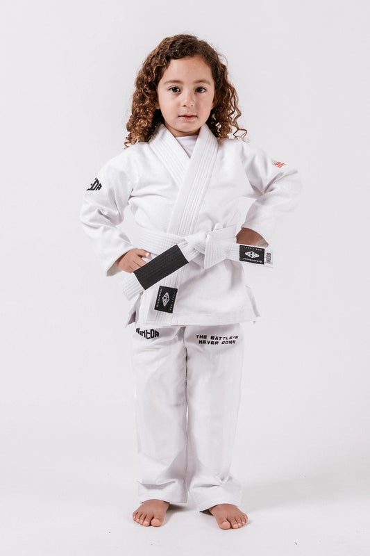 KINGZ Maeda Red Label 3.0 Kid's Jiu Jitsu Gi (Free White Belt)