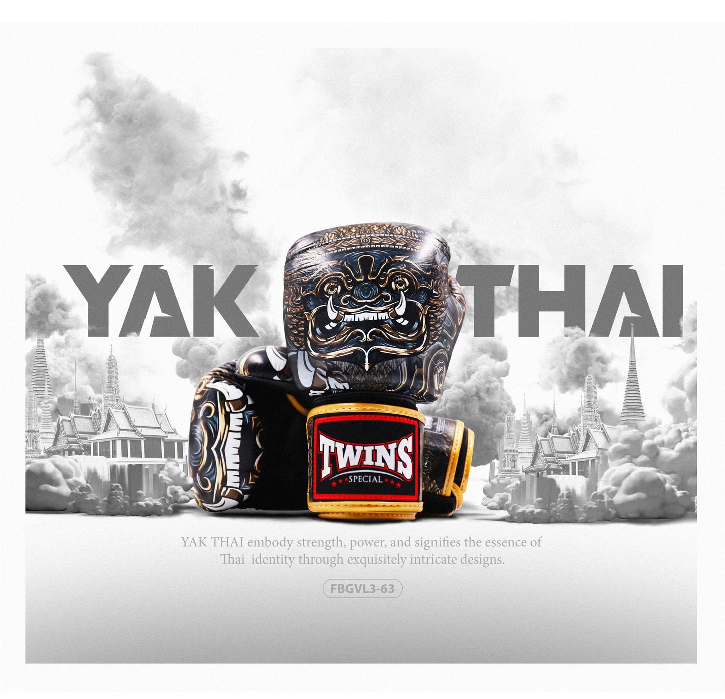 Twins Special YAK THAI Boxing Gloves