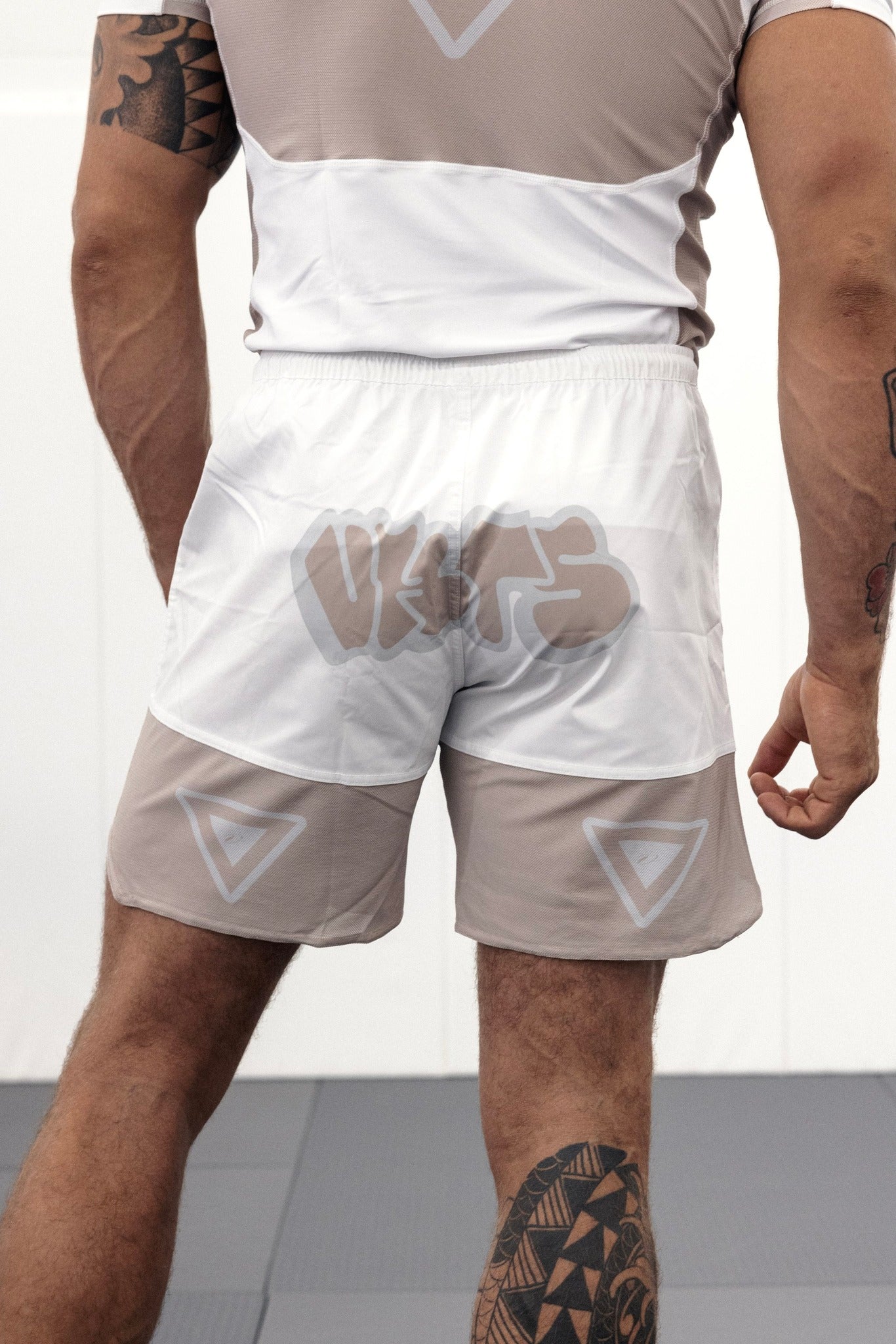 VHTS 10th Anniversary Combat shorts "White"