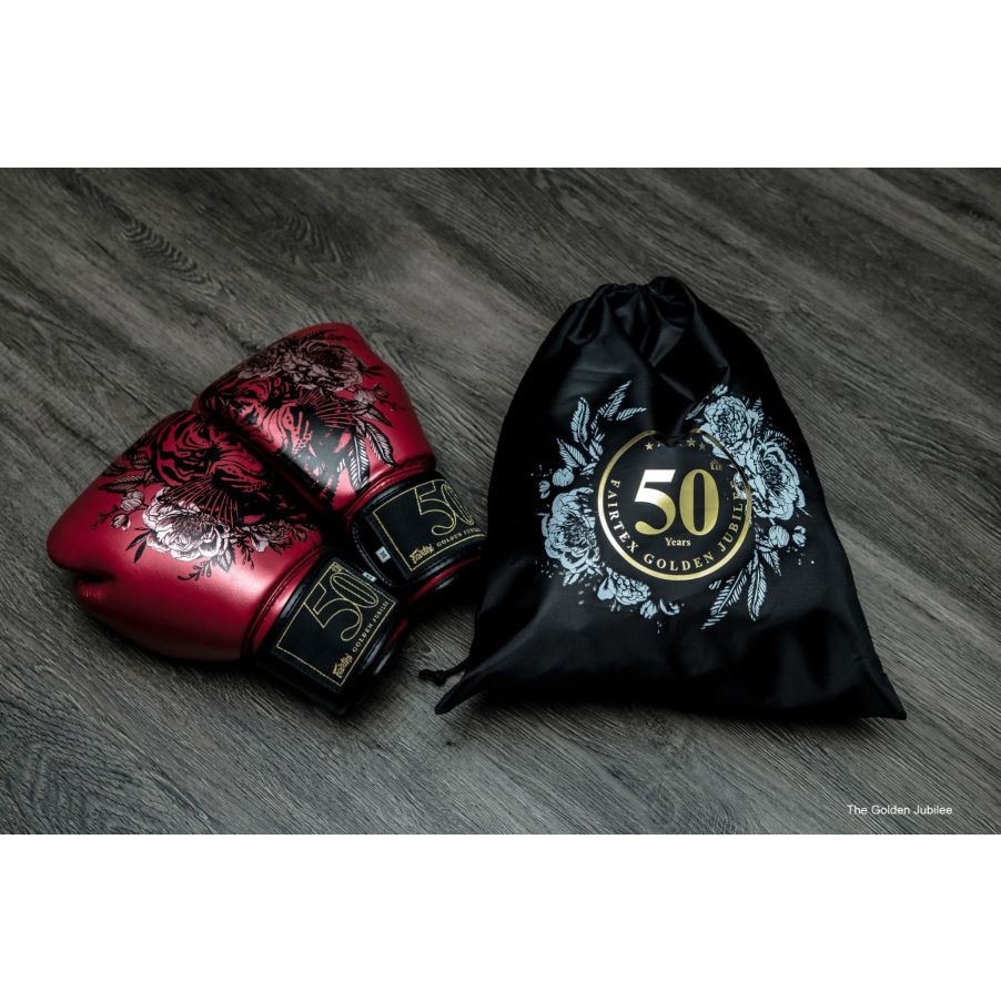 Fairtex Limited Edition "Golden Jubilee" Boxing Gloves: