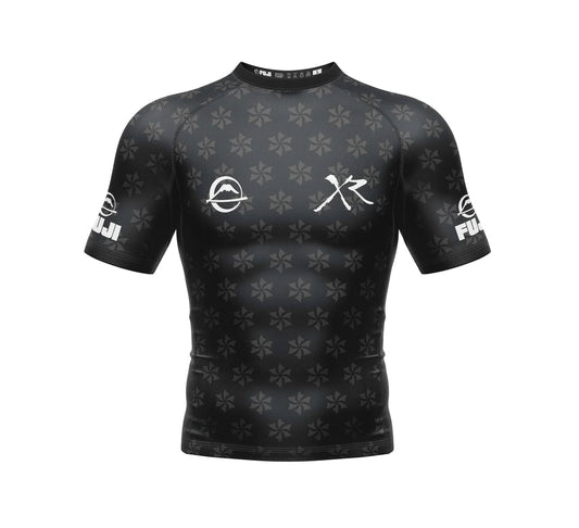 FUJI Xande Comp Short Sleeve Rashguard Black