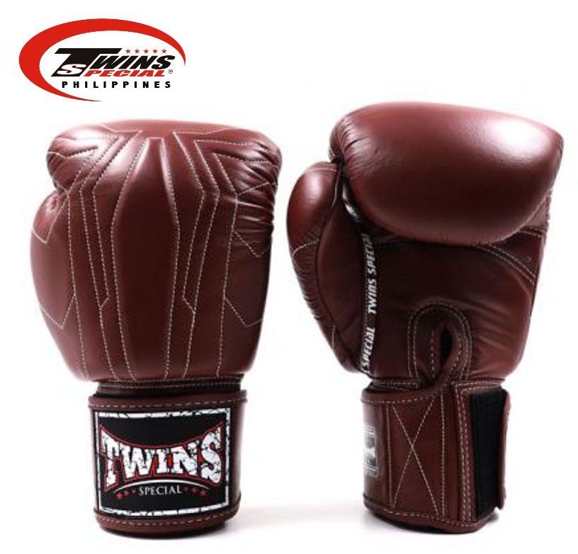 Twins Special WEB WEAVER Stitched Gloves [MAROON]