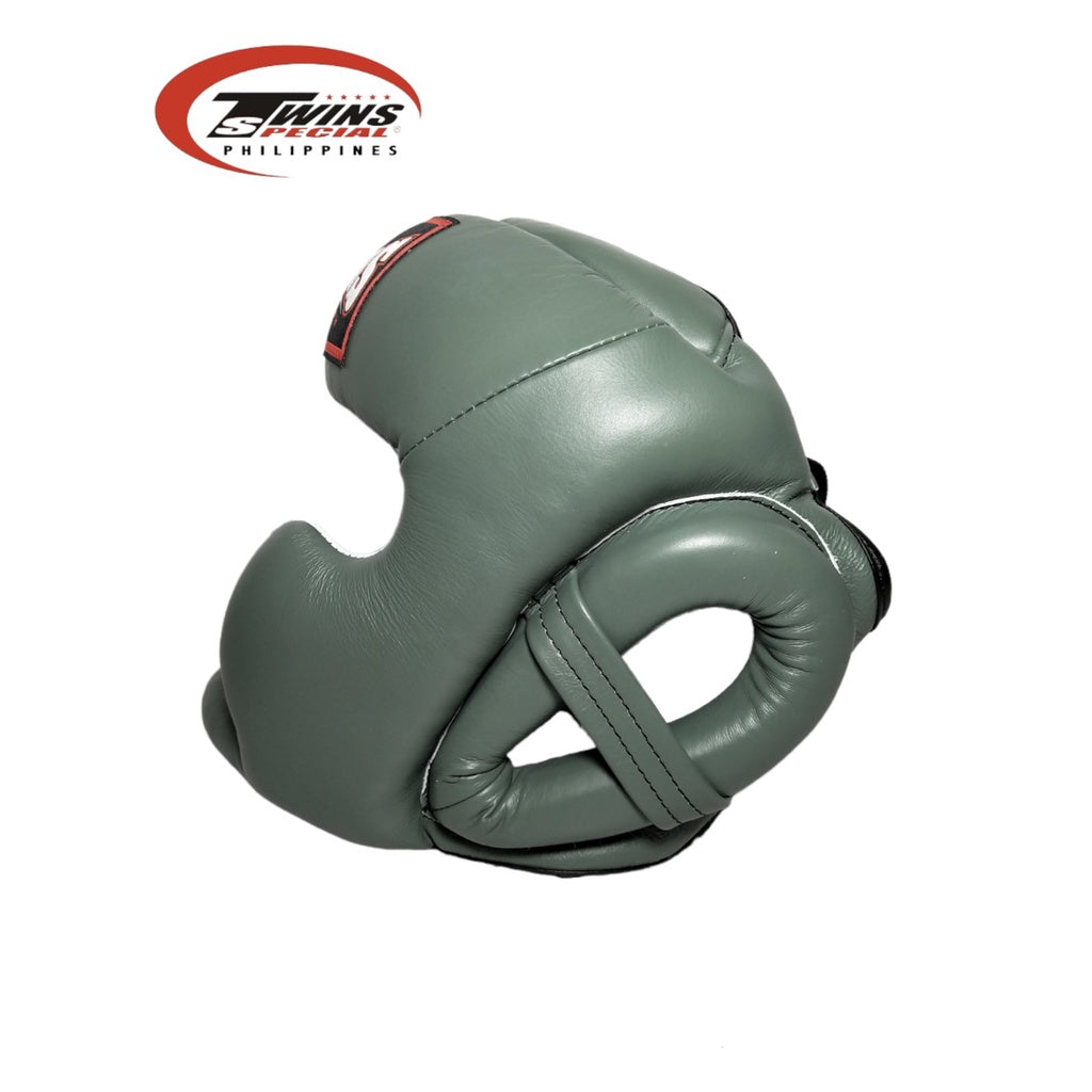 TWINS SPECIAL Boxing / Muaythai Headgear [Olive Green]