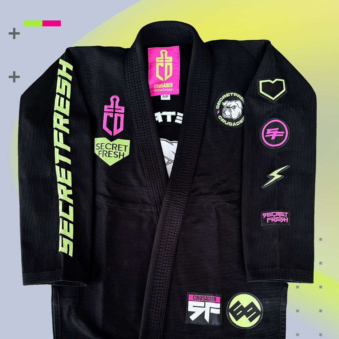 CRUSADER X SECRET FRESH (KIDS) BJJ GI (Black)