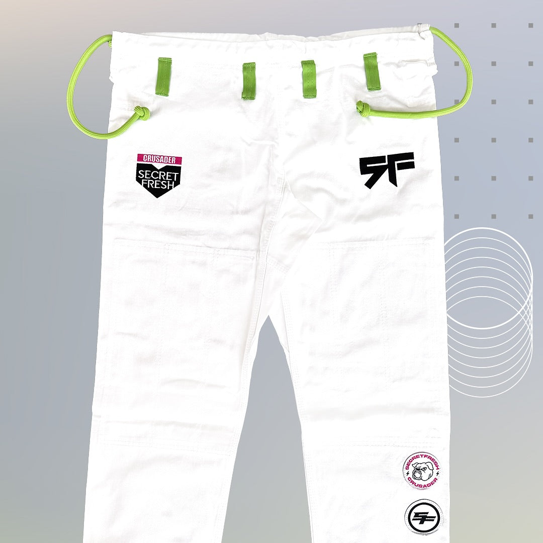 CRUSADER X SECRET FRESH (KIDS) BJJ GI (White)