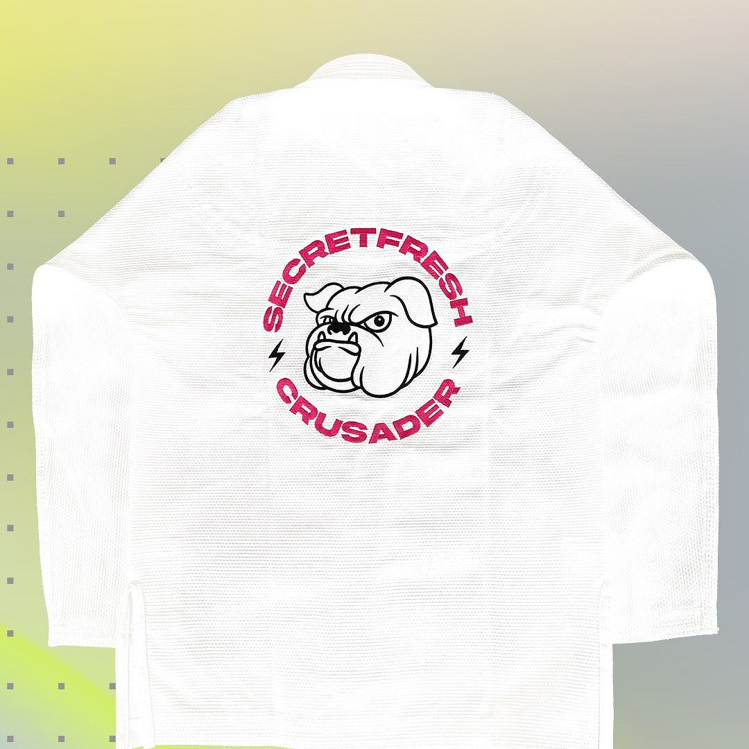 CRUSADER X SECRET FRESH (KIDS) BJJ GI (White)